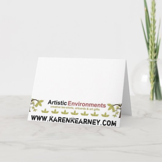 Fahrsankt-Fahrt Feiertagskarte (Rückseite)