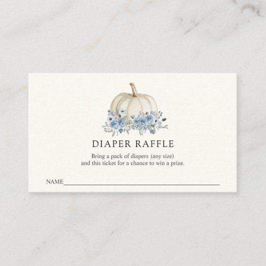 Fahrschein für Windeln für Babydusche Begleitkarte (Vorderseite)