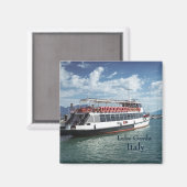 Fährschiff am Gardasee italy Magnet (Vorderseite/Rückseite)