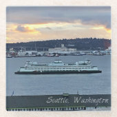 Fährschiff Glasuntersetzer (Vorderseite)