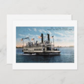 Fährschiff "Ramona" Postkarte (Vorne/Hinten)
