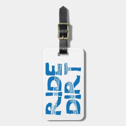 Fahrschmutz Gepäckanhänger (Vorderseite vertikal)