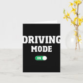 Fahrschul-Test - Lustiger Führerschein Fahren Karte (Gelbe Blume)