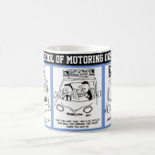 Fahrschule. 3 Cartoon der Fahrschule. Kaffeetasse (Mittel)