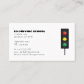 Fahrschule | Traffic Light Business Cards Visitenkarte (Vorderseite)