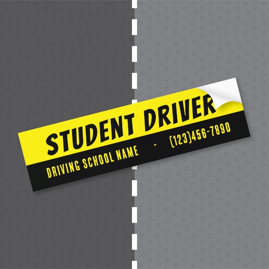 Fahrschüler | Fahrschule Aufkleber fürs Auto Autoaufkleber