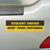 Fahrschüler – Halten Sie Abstand Autoaufkleber (Auf Auto)
