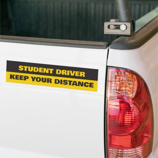 Fahrschüler – Halten Sie Abstand Autoaufkleber (Auf Lkw)