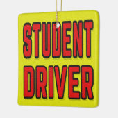 Fahrschüler Keramikornament (Links)