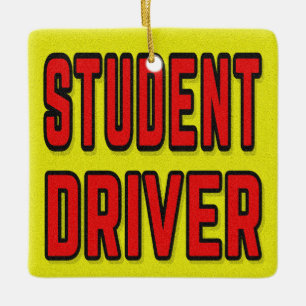Fahrschüler Keramikornament