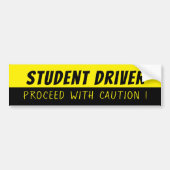 Fahrschüler Vorsicht beim Fahren Aufkleber Autoaufkleber (Vorne)