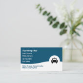 Fahrschulkarten für die klassische Wirtschaft Visitenkarte (Stehend Vorderseite)