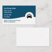 Fahrschulkarten für die klassische Wirtschaft Visitenkarte (Vorne/Hinten)