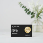 Fahrschulkarten Visitenkarte (Stehend Vorderseite)