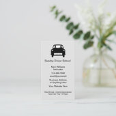 Fahrschullehrer Einfache Visitenkarten Visitenkarte (Stehend Vorderseite)