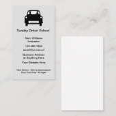 Fahrschullehrer Einfache Visitenkarten Visitenkarte (Vorne/Hinten)