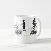 Fahrspülen-Wiederholungs-Tasse Kaffeetasse (VorderseiteRechts)