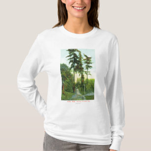Fahrstraße-Ansicht am Waldpark T-Shirt