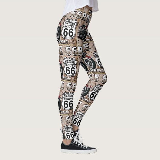 "FAHRT 66 LEGGINGS" LEGGINGS (Rechts)