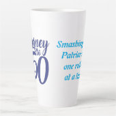 Fahrt bis 50 Latte Coffee Tasse (Vorderseite)