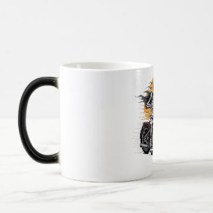 Fahrt bis ich Die - Skeleton Biker Halloween Tasse