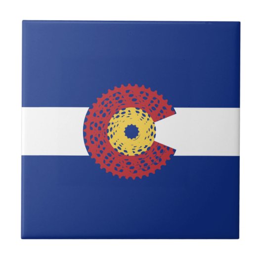 Fahrt Colorado (Fahrradkassette) Fliese (Vorderseite)