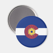 Fahrt Colorado (Fahrradkassette) Magnet (Vorderseite/Rückseite)