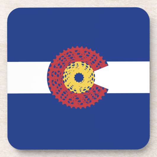 Fahrt Colorado (Fahrradkassette) Untersetzer (Vorderseite)