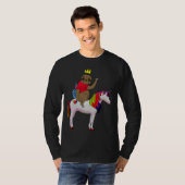 Fahrt der Schlampe auf einem Einhorn T-Shirt (Vorne ganz)