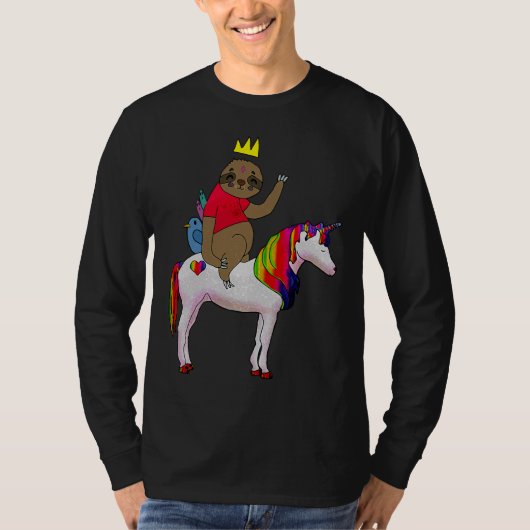 Fahrt der Schlampe auf einem Einhorn T-Shirt (Vorderseite)