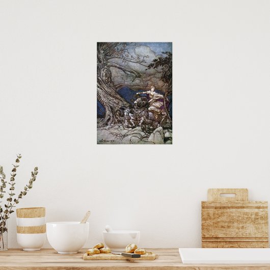 Fahrt der Valkyrien 2 Poster (Küche)