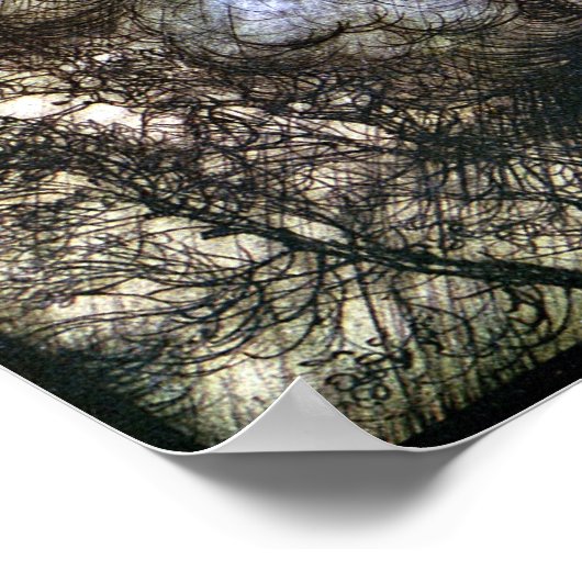 Fahrt der Valkyrien Poster (Ecke)