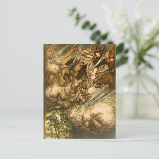 Fahrt der Valkyries Postkarte (Stehend Vorderseite)