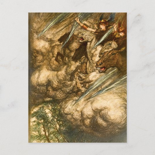 Fahrt der Valkyries Postkarte (Vorderseite)