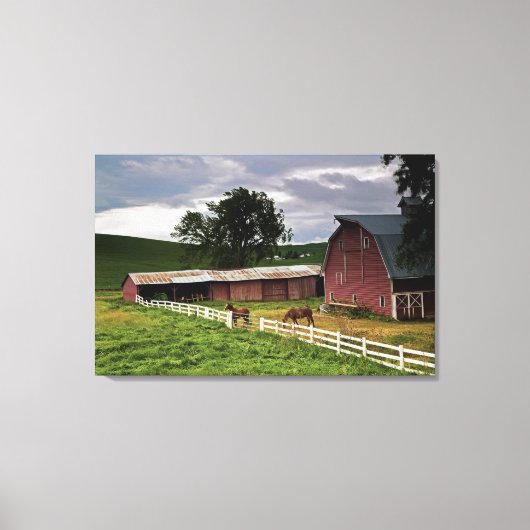 Fahrt durch das Landgut Palouse 3 Leinwanddruck (Vorderseite)