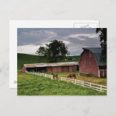 Fahrt durch das Landgut Palouse 4 Postkarte (Vorne/Hinten)