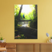 Fahrt durch den magischen Wald Leinwanddruck (Insitu (Wohnzimmer))