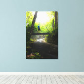 Fahrt durch den magischen Wald Leinwanddruck (Insitu (Holzboden))