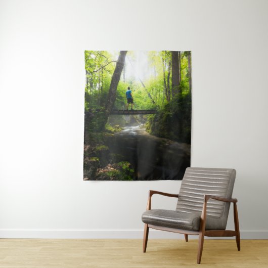 Fahrt durch den magischen Wald Wandteppich (Beispiel)