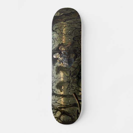 Fahrt durch den "Spuk Wald" Keppler Skateboard (Vorderseite)