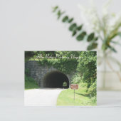 Fahrt durch den Tunnel Postkarte (Stehend Vorderseite)