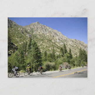 Fahrt durch die Alpen Postkarte