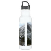 Fahrt durch die schneebedeckten Berge der Sierra N Edelstahlflasche (Rückseite)