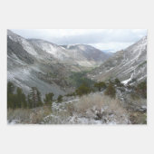 Fahrt durch die schneebedeckten Berge der Sierra N Geschenkpapier Set (Vorderseite)