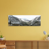 Fahrt durch die schneebedeckten Berge der Sierra N Leinwanddruck (Insitu (Wohnzimmer))