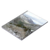 Fahrt durch die schneebedeckten Berge der Sierra N Notizblock (Linke Seite)