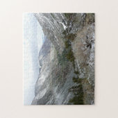 Fahrt durch die schneebedeckten Berge der Sierra N Puzzle (Vertikal)