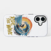 Fahrt durch die Wave iPhone 16 Hülle (Rückseite (Horizontal))