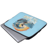 Fahrt durch die Wave Laptopschutzhülle (Vorne Knopf)