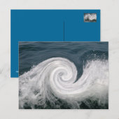 Fahrt durch die Wave Postkarte (Vorne/Hinten)